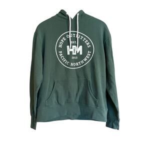 HOPE OUTFITTERS Hoodie Hooded Sweatshirt Green Pacific Northwest Medium